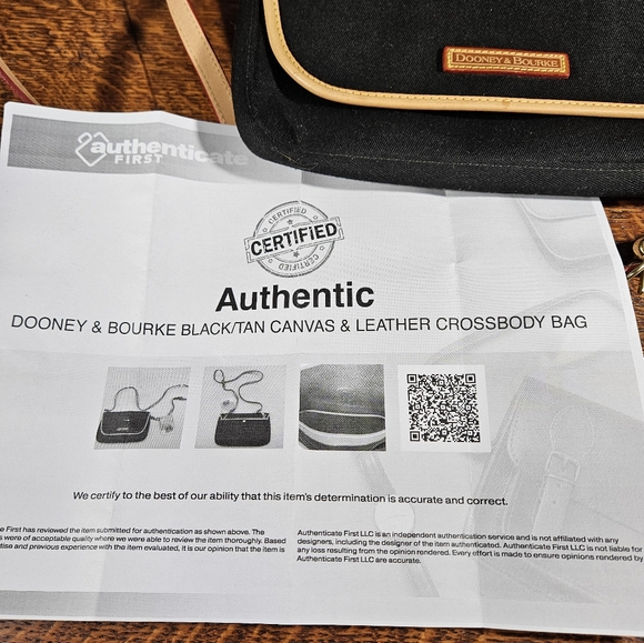 Dooney & Bourke Cabriolet Canvas Crossbody Clutch Vintage NWT - Picture 10 of 11